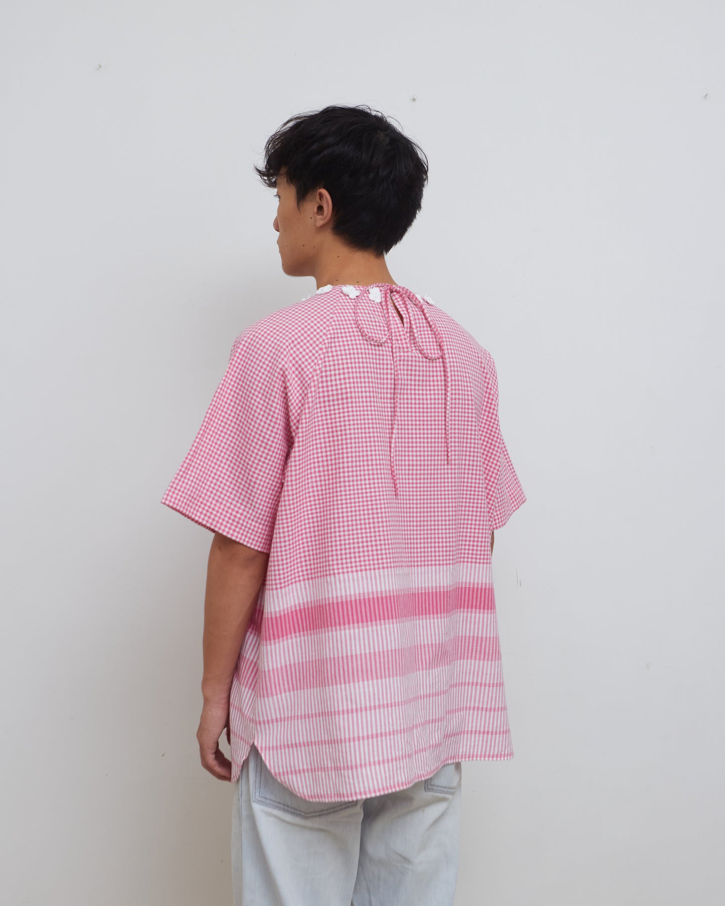 Unisex Pink Raglan Sleeve T-shirt