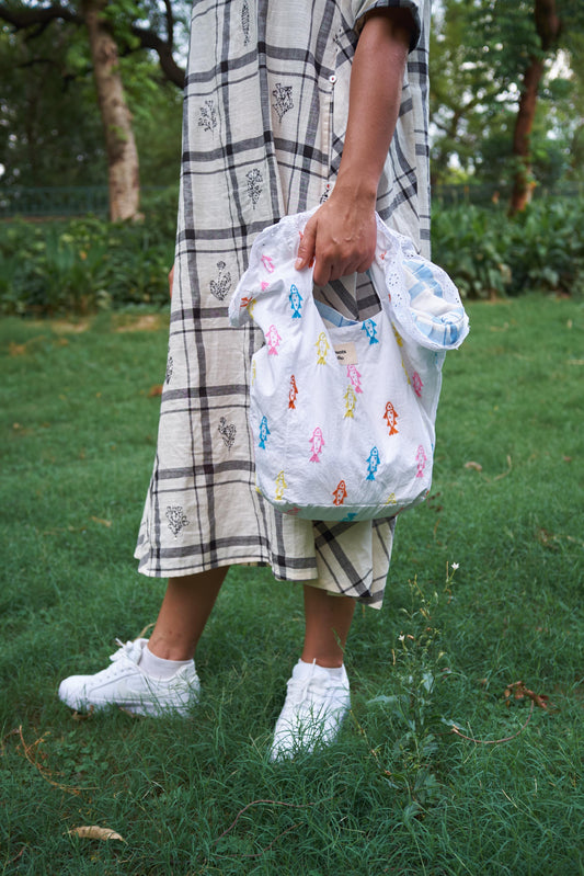 Fishy Checks Bag