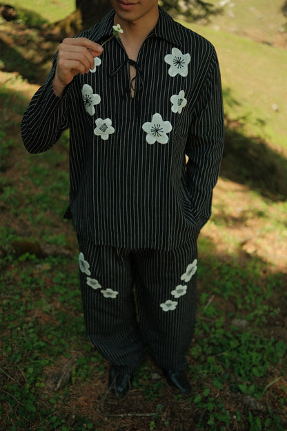 Kakhan Embroidered Unisex Popover Shirt