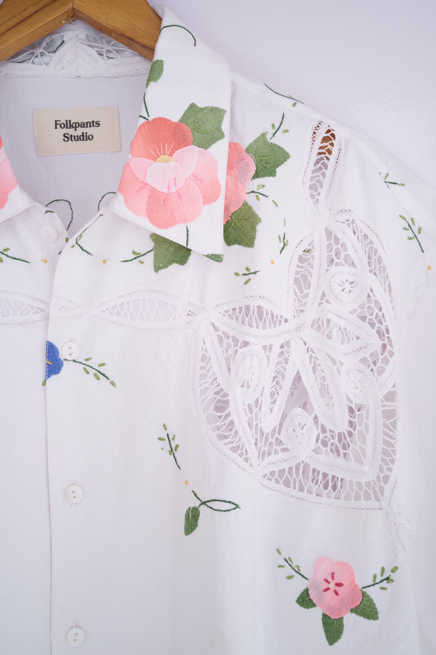 Flowers And Lace Shirt
