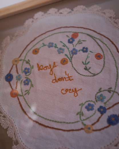Boys Dont Cry Art Frame