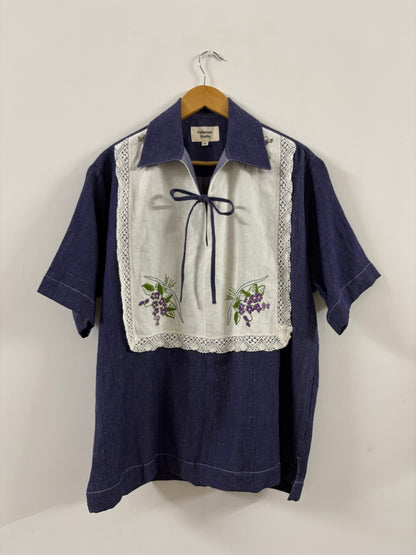 Embroidered Hemp Shirt