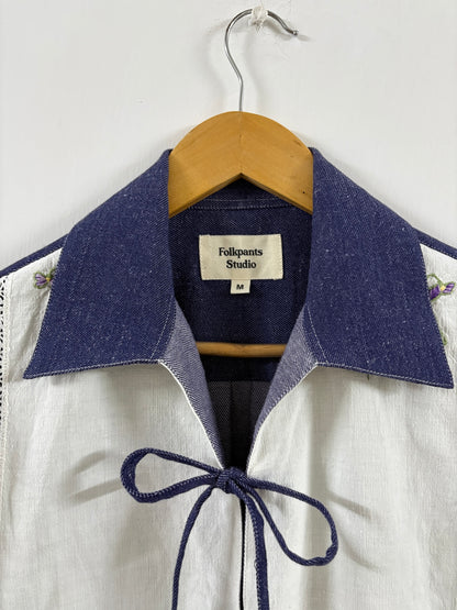 Embroidered Hemp Shirt