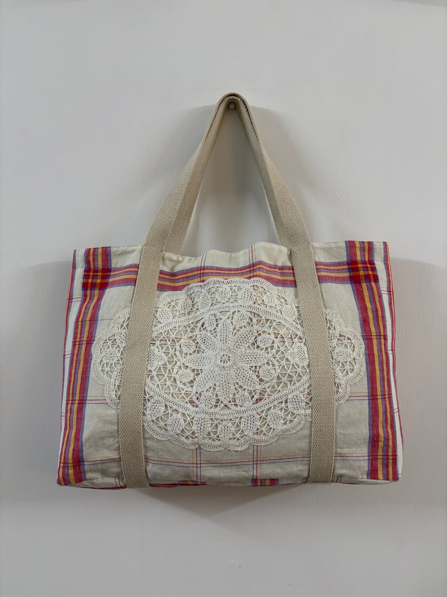 Vintage Tea Towel Tote 6