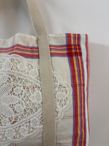 Vintage Tea Towel Tote 6