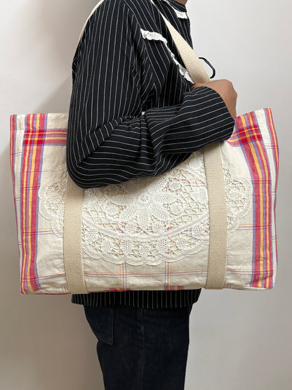 Vintage Tea Towel Tote 6