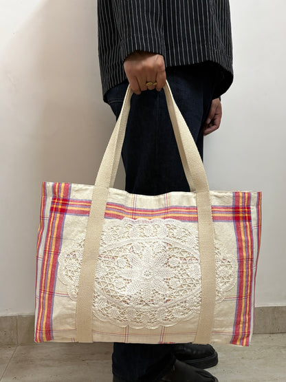 Vintage Tea Towel Tote 6