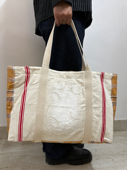 Vintage Tea Towel Tote 5