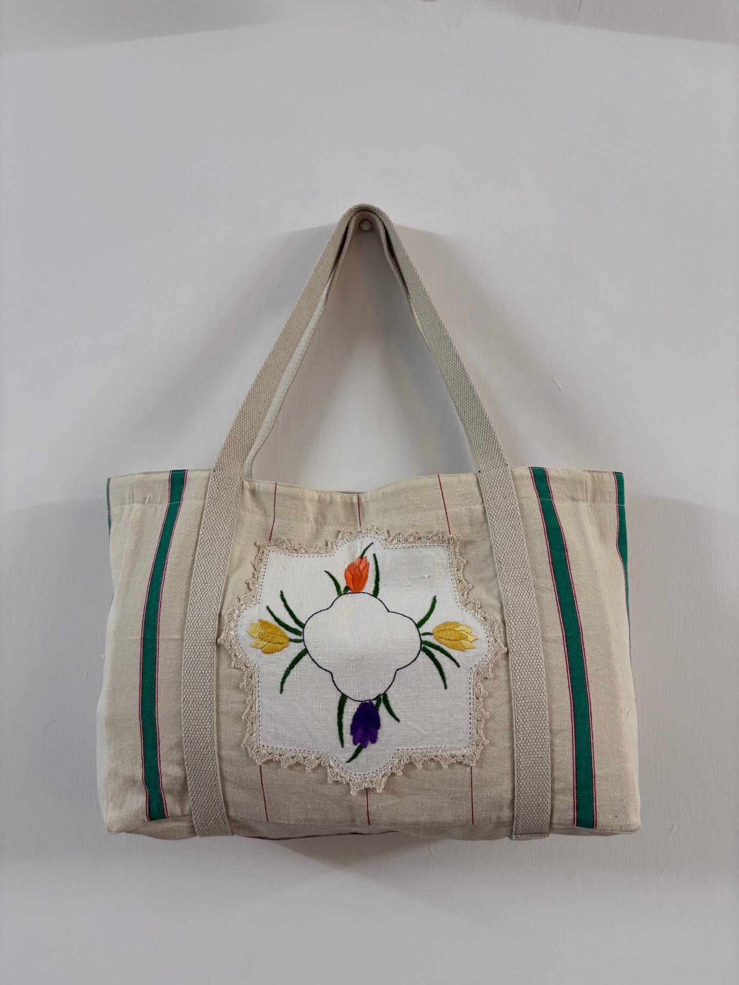 Vintage Tea Towel Tote 4