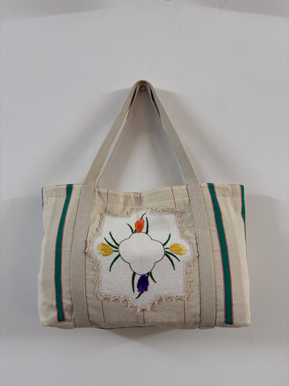 Vintage Tea Towel Tote 4