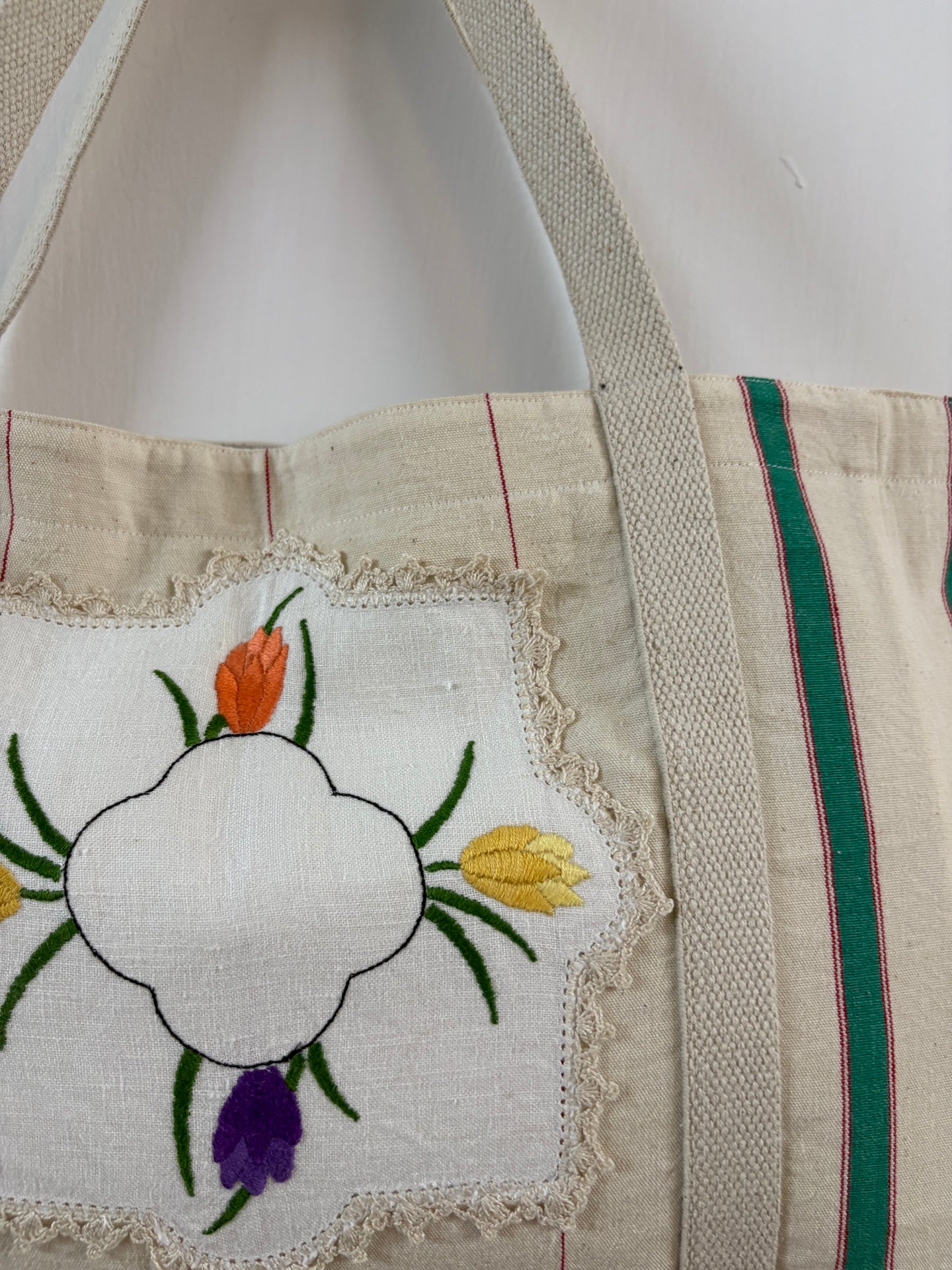 Vintage Tea Towel Tote 4