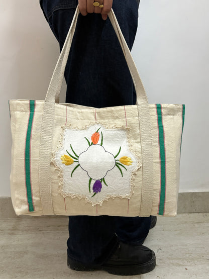 Vintage Tea Towel Tote 4