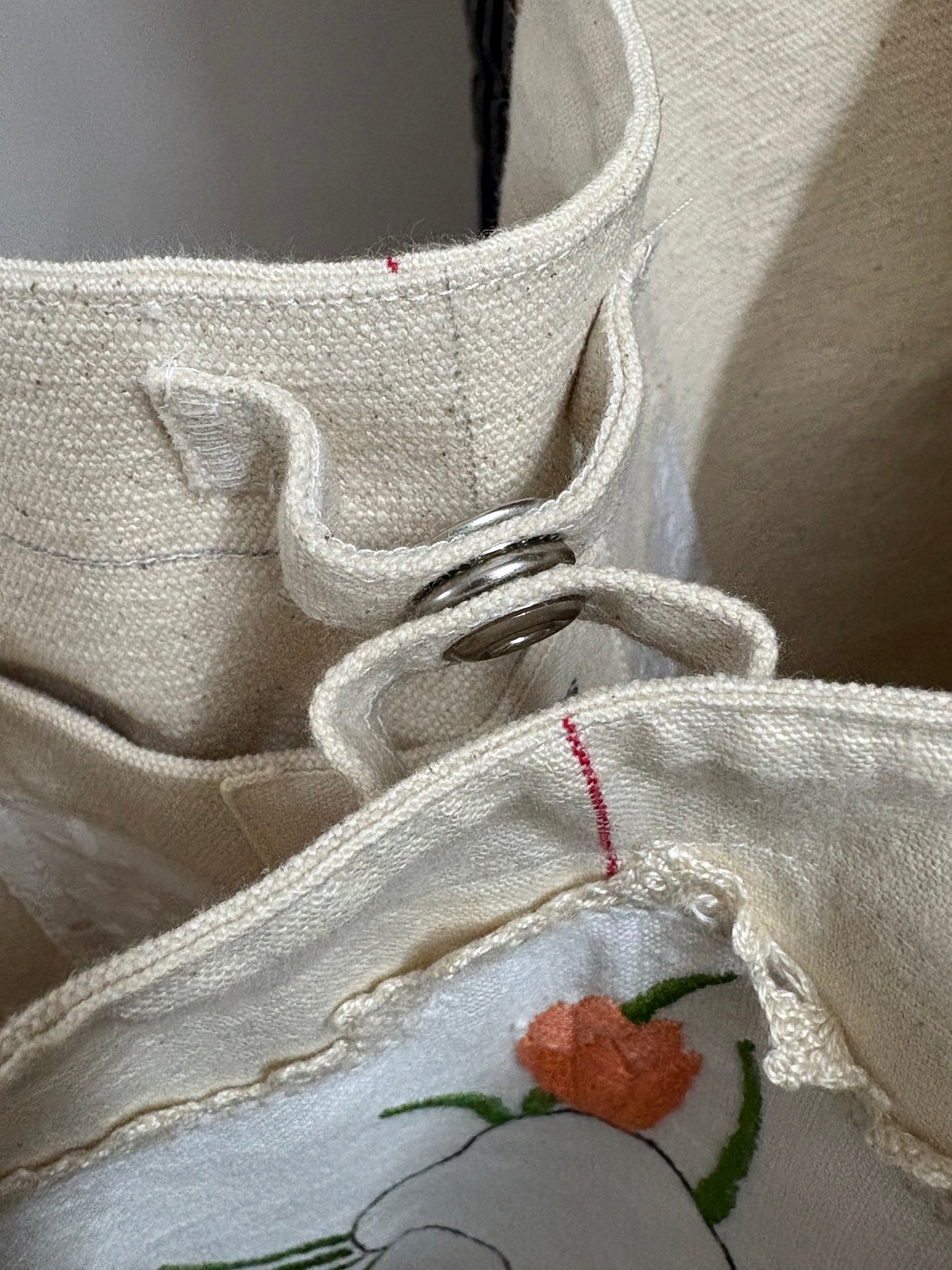 Vintage Tea Towel Tote 4