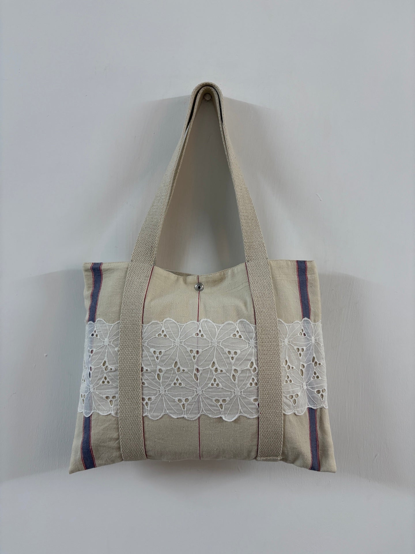 Vintage Tea Towel Tote 1