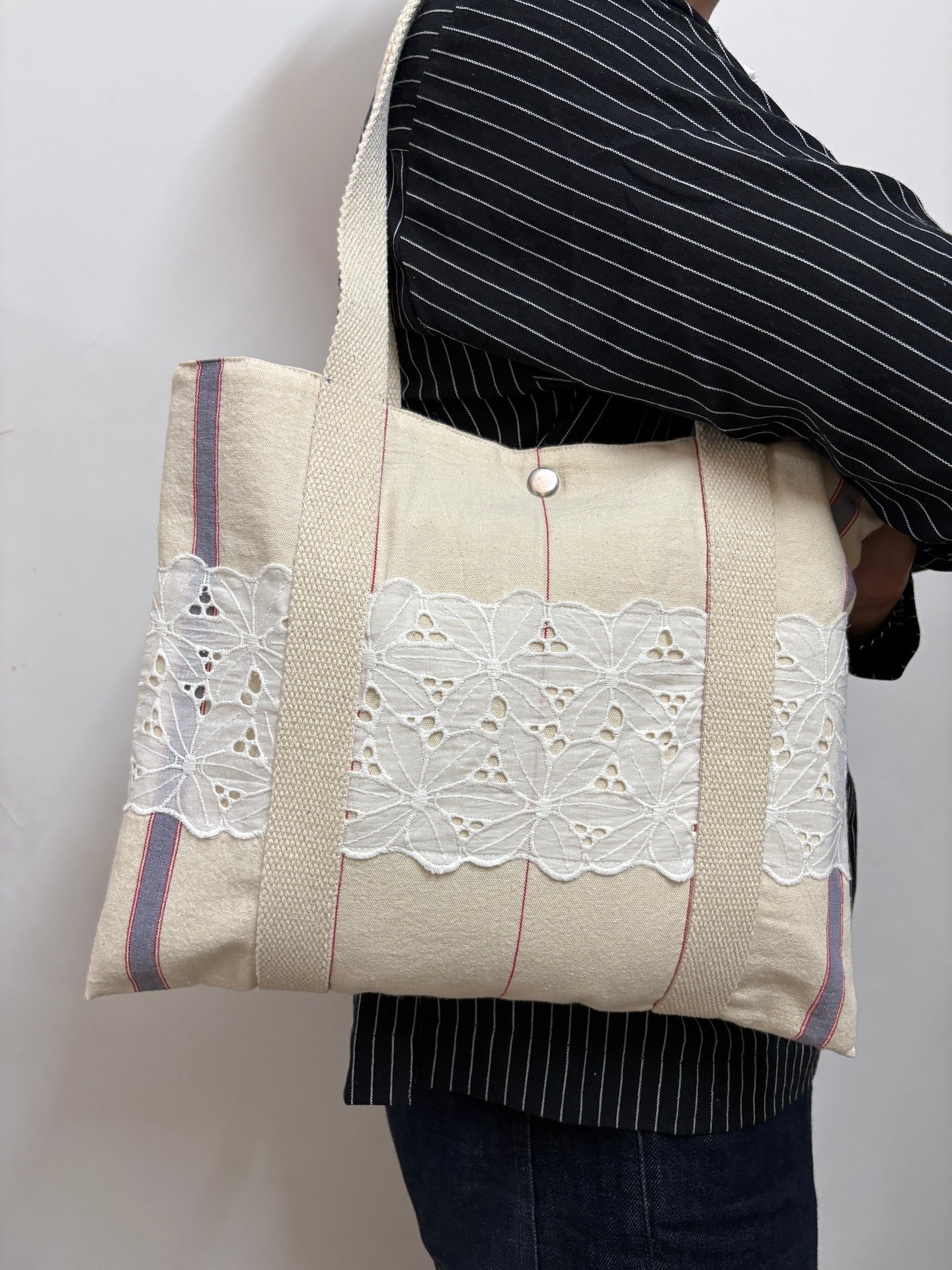 Vintage Tea Towel Tote 1