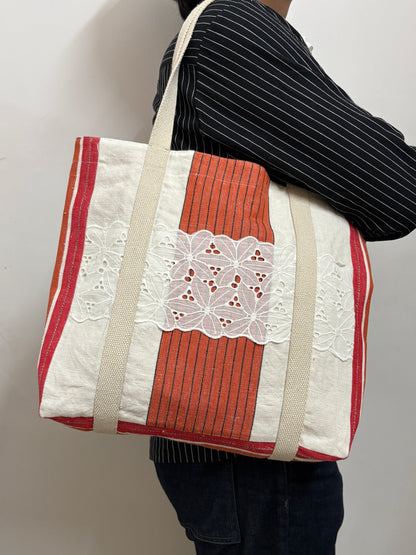 Vintage Tea Towel Tote 2