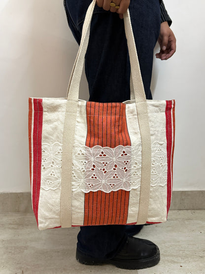 Vintage Tea Towel Tote 2