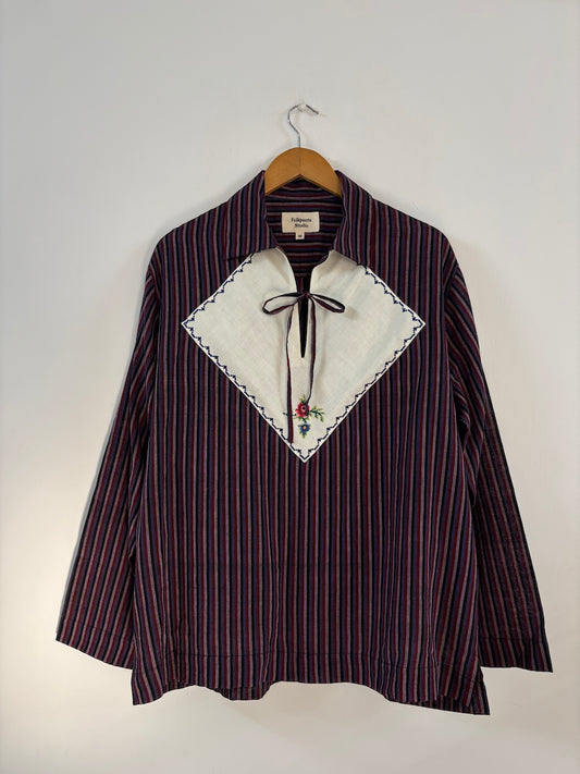 Cross Stitched Yoke Shirt FS
